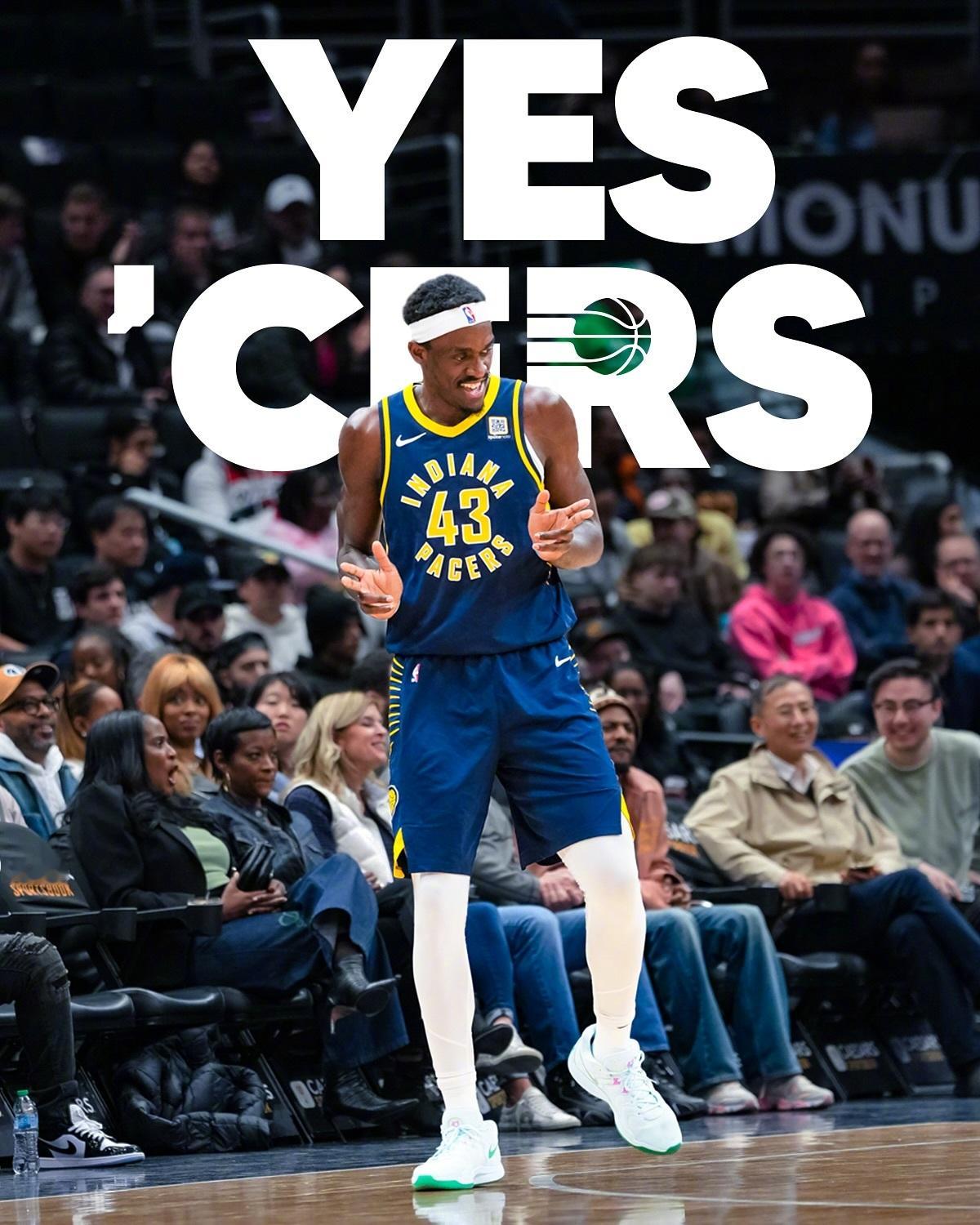 步行者球员突破个人记录，超越队谜获胜利