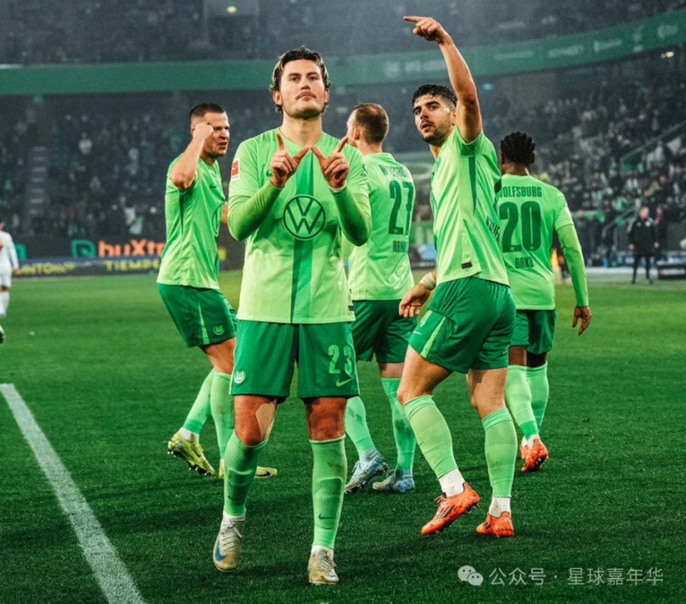 沃尔夫斯堡连胜保持中，积分榜上继续领先